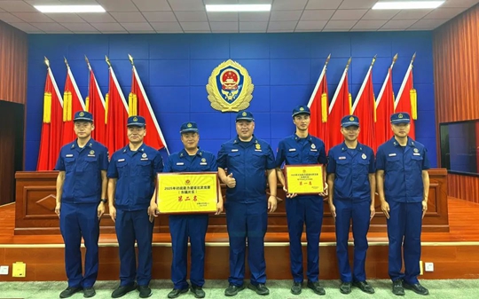 新疆宜化代表隊(duì)在自治區(qū)消防比武競(jìng)賽中勇奪佳績(jī)
