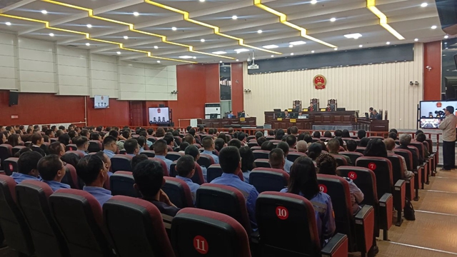 青海宜化：旁聽庭審敲警鐘，紀法紅線記心間(圖1)