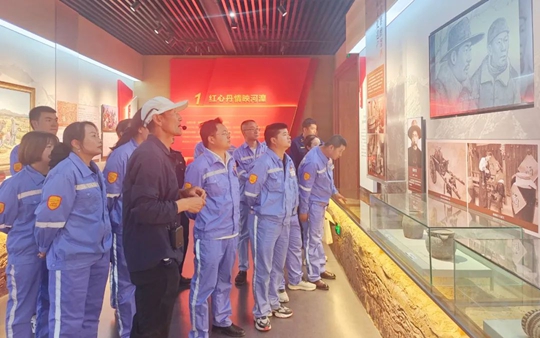 追尋紅色印記！青海宜化開展紅色教育主題黨日活動(圖1)