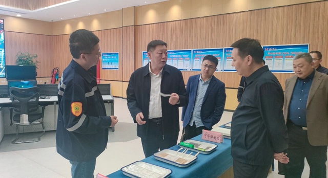 宜昌市國資委黨委書記、主任黃智華到降解新材料公司調(diào)研指導(dǎo)工作
